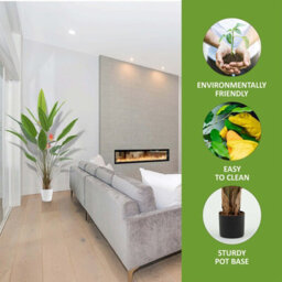 Crystals 180Cm Large Artificial Bird Of Paradise Tree In Pot Indoor Decorative Fake Plant - thumbnail 6