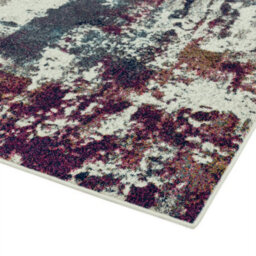 Abstract Navy Modern Easy To Clean Abstract Rug Dining Room-160Cm X 230Cm - thumbnail 2