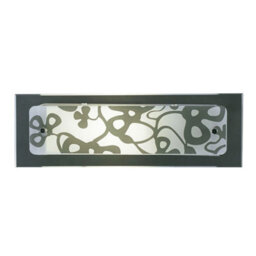 Luminosa Lighting Luminosa Euphoria Wall Lamp 1 Light L1/sgu10 Small Bar, Polished Chrome/opal White Glass - thumbnail 1