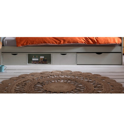 Nöa & Nani Noa & Nani Underbed Storage Pull Out Drawers Chest In Grey Oda - image 1