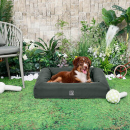 Waterproof Pet Bed With Cooling Gel Memory Foam - Dor Or Cat Temperature Regulated Crate Mattress - Large, H12.5 X W69 X 92Cm - thumbnail 4