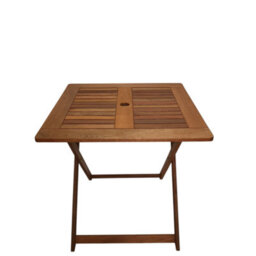 Samuel Alexander Windermere Outdoor 4 Person Folding Square Wooden Table - thumbnail 2