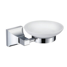 Heritage Lavington Gloss Chrome Effect Brass Soap Dish - thumbnail 1