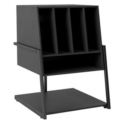 Record Player Stand With Charging Station - image 1