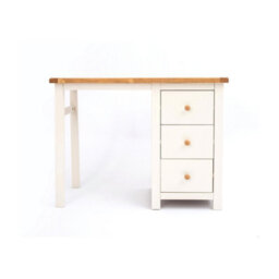 Cabinet Bits Maggiori 3 Drawer Desk - Dressing Table Wood Knob - thumbnail 1