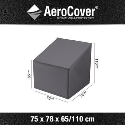 Pacific Lifestyle Platinum Aerocover Stackable Gas Chairs Waterproof Breathable Rip-Stop Polyester Cover W75Xd78Xh110Cm - image 1