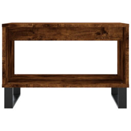 Berkfield Coffee Table Smoked Oak 60X50X40 Cm Engineered Wood - thumbnail 4