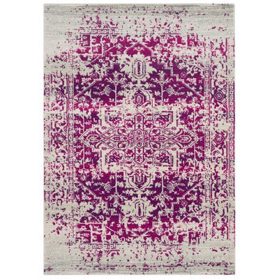 Traditional Red Rug, Floral Bedroom Rug, Stain Resistant Dining Room Rug, Easy To Clean Traditional Rug-120Cm X 170Cm - image 1