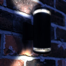 Hispec Coral Plus Up Down Wall Light - Anthracite Grey - Single - thumbnail 2
