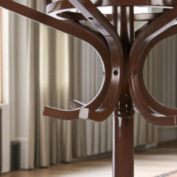 Rafaelo Mobilia Wooden Coat Stand With 12 Hooks Walnut - thumbnail 3
