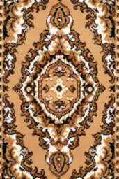 Bravich Beige Traditional Medallion Hard Wearing Runner Mat - Texas - 60X600Cm (2'x20') - thumbnail 8