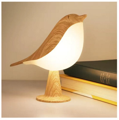2 In 1 Bird Diffuser Lamp Cordless Usb Led Touch Table Lamp - image 1