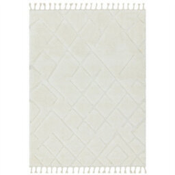 Vanilla Kilim Chequered Geometric Moroccan Modern Jute Backing Rug For Living Room Bedroom And Dining Room-120Cm X 170Cm - thumbnail 2