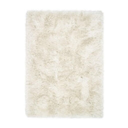 Ivory Shaggy Rug, Anti-Shed Plain Rug, Modern Luxurious Rug For Bedroom, Living Room, & Dining Room-120Cm X 170Cm - thumbnail 1