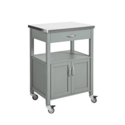 Sobuy Fkw22-Hg Kitchen Trolley With Storage Mobile Kitchen Cart With Drawer, Kitchen Unit On Wheels,microwave Stand - thumbnail 1