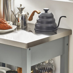 Sobuy Fkw22-Hg Kitchen Trolley With Storage Mobile Kitchen Cart With Drawer, Kitchen Unit On Wheels,microwave Stand - thumbnail 8