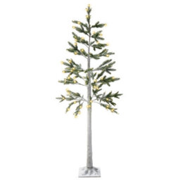 Beliani Outdoor Decoration Led Albioni Tree 180 Cm White - thumbnail 1
