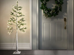 Beliani Outdoor Decoration Led Albioni Tree 180 Cm White - thumbnail 2