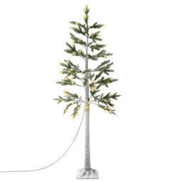 Beliani Outdoor Decoration Led Albioni Tree 180 Cm White - thumbnail 6