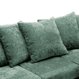 Abakus Direct Harriet Crushed Chenille Right Facing Corner Sofa In Rifle Green - thumbnail 9