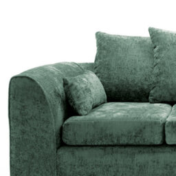 Abakus Direct Harriet Crushed Chenille Right Facing Corner Sofa In Rifle Green - thumbnail 7