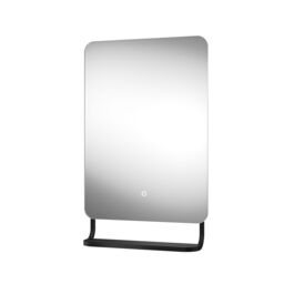 Sensio Harbour Matt Black Rectangular Wall-Mounted Bathroom Illuminated Contemporary Colour-Changing Mirror (H)79Cm (W)50Cm - thumbnail 2