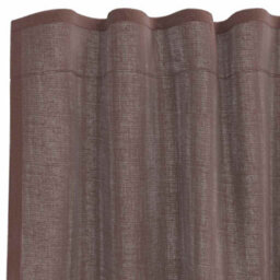 Walplus Voile Curtains With Tab Top 2 Pcs Brown - thumbnail 5