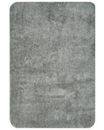 Beliani Grey Microfibre Bath Mat 60 X 90 Cm With Non-Slip Backing - thumbnail 2