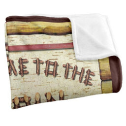 Jq Licensing Welcome To The Cabin Silky Sign Supersoft Blanket Multicoloured (One Size) - thumbnail 3