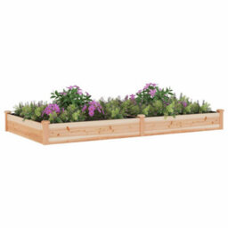 Berkfield Garden Raised Bed With Liner 240X120X25 Cm Solid Wood Fir - thumbnail 3