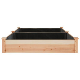 Berkfield Garden Raised Bed With Liner 240X120X25 Cm Solid Wood Fir - thumbnail 5