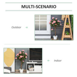 Wyld Haus Soni Tami 90Cm Artificial Pink Rose Plant In Pot For Interior Styling - Low Maintenance Faux Flower Display - thumbnail 4