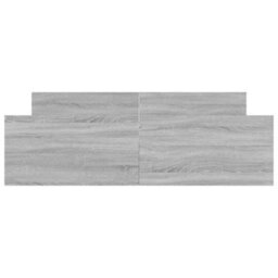 Berkfield Bed Frame With Headboard And Footboard Grey Sonoma 150X200 Cm - thumbnail 4