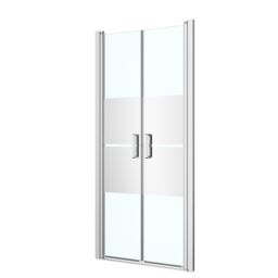 GoodHome Ledava Chrome Effect Mirror Strip Western Shower Door (H)195Cm (W)90Cm - thumbnail 2