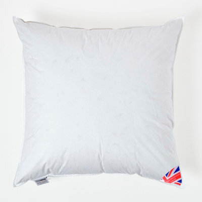 "Homescapes Duck Down Cushion Pads Inner Insert Filler Machine Washable 90 X 90 Cm (36 X 36"")" - image 1