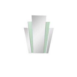 Melody Maison Art Deco Green Glass Fan Wall Mirror - 50Cm X 40Cm - thumbnail 8