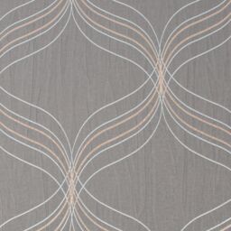 Boutique Optical Grey Bronze Effect Geometric Textured Wallpaper - thumbnail 3