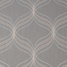 Boutique Optical Grey Bronze Effect Geometric Textured Wallpaper - thumbnail 2