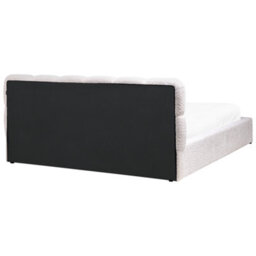 Beliani Ottoman Bed Boucle Baston 180 X 200 Cm (Eu Super King) Light Beige - thumbnail 9