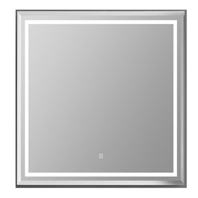 Homestylestore 750 X 700mm White Wall Mounted Waterproof Led Bathroom Mirror - image 1