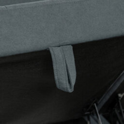 Wyld Haus Vinole Rado Dark Grey Fabric 3 Seater Modular L-Shaped Sofa With Built-In Storage And Ottoman - Large - thumbnail 8