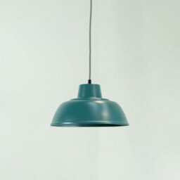 Valuelights Morris Teal Metal Hanging Pendant Ceiling Light Fitting For Living Room Kitchen - thumbnail 8