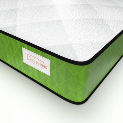 Bedz Online Twinkle Sleep Kids Coil Mattress, Medium Firm, Green Side, 5Ft King (200X150 Cm) - image 1