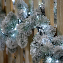 Festive Indoor & Outdoor 7Ft Christmas Tree Lights 1000 White Leds - thumbnail 4