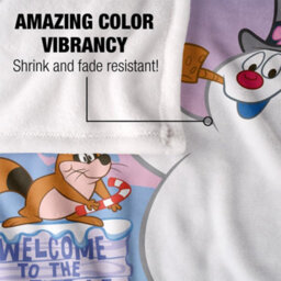 Frosty The Snowman Welcome To The North Pole Blanket Multicoloured (One Size) - thumbnail 4