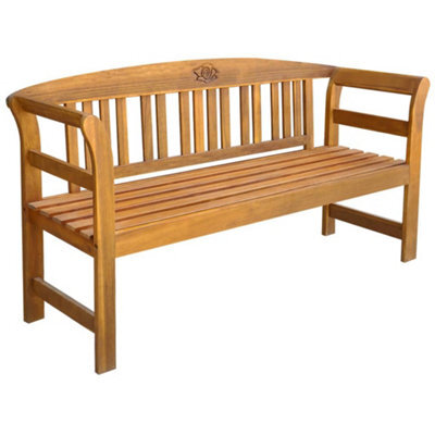 Vidaxl Garden Bench 157 Cm Solid Acacia Wood - image 1