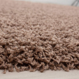 Wadan 80X150Cm Mocha Shaggy Rug - Rectangular Soft Touch Thick Pile Modern Area Rug - Rugs For Living & Bedroom Non Shedding - thumbnail 2