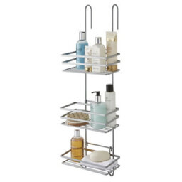 House Of Home Shower Caddy  3 Tier Over Door Shower Bathroom Storage Organiser, Silver Rust-Proof Nano-Coated - thumbnail 9