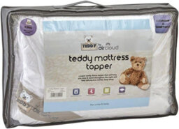 Gaveno Cavailia Teddy Bear Mattress Topper Super King Bed Thermal Warm & Cosy Soft Mattress Topper 3Cm  Elasticated Corner Straps White - thumbnail 7