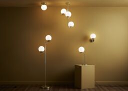GoodHome Baldaz Matt Brass Effect Wired Wall Light - thumbnail 7